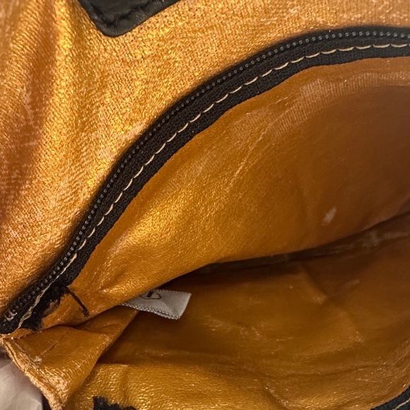 Versace Sunburst Leopard & Gold Satchel - Picture 7 of 7